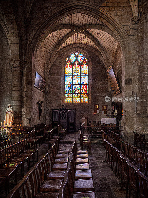 Saint Aubin Collegiate in Guérande